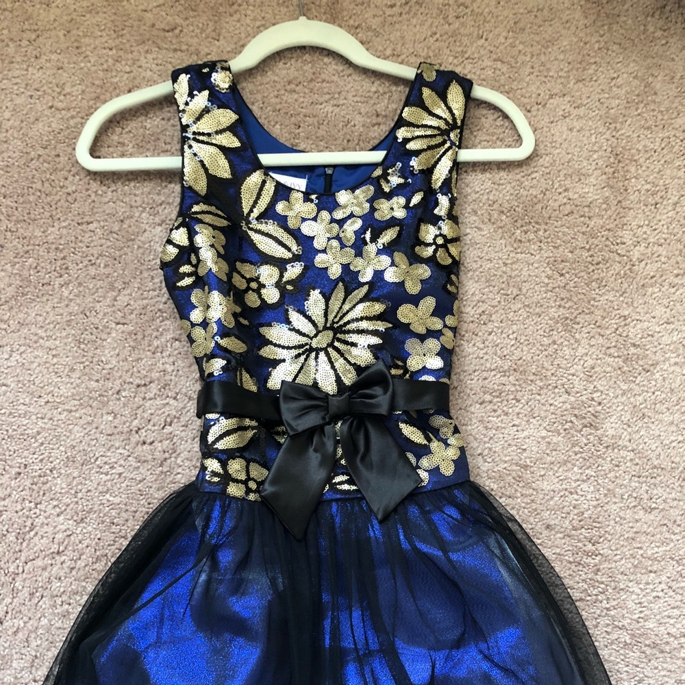 Special Occasion Edgy Metallic Dress